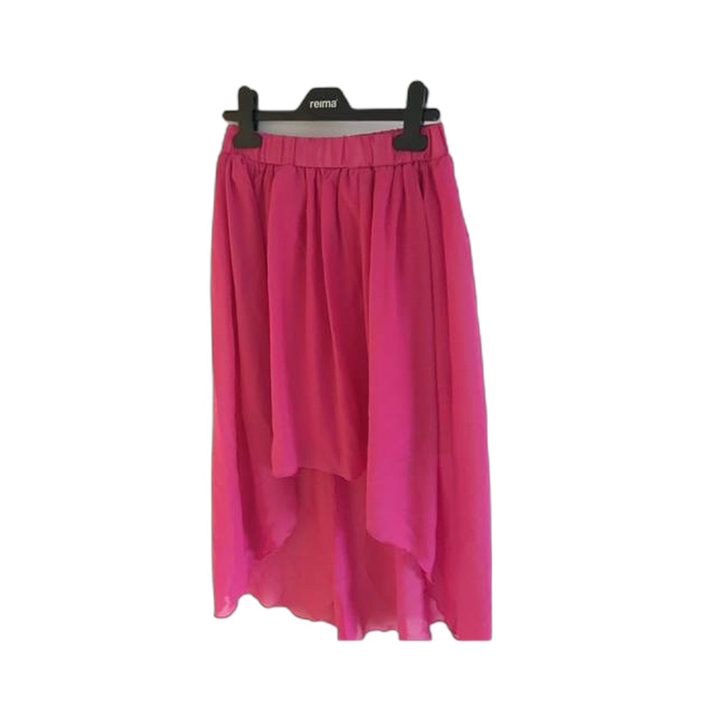 Vokuhila-Rock Chiffon, Pink