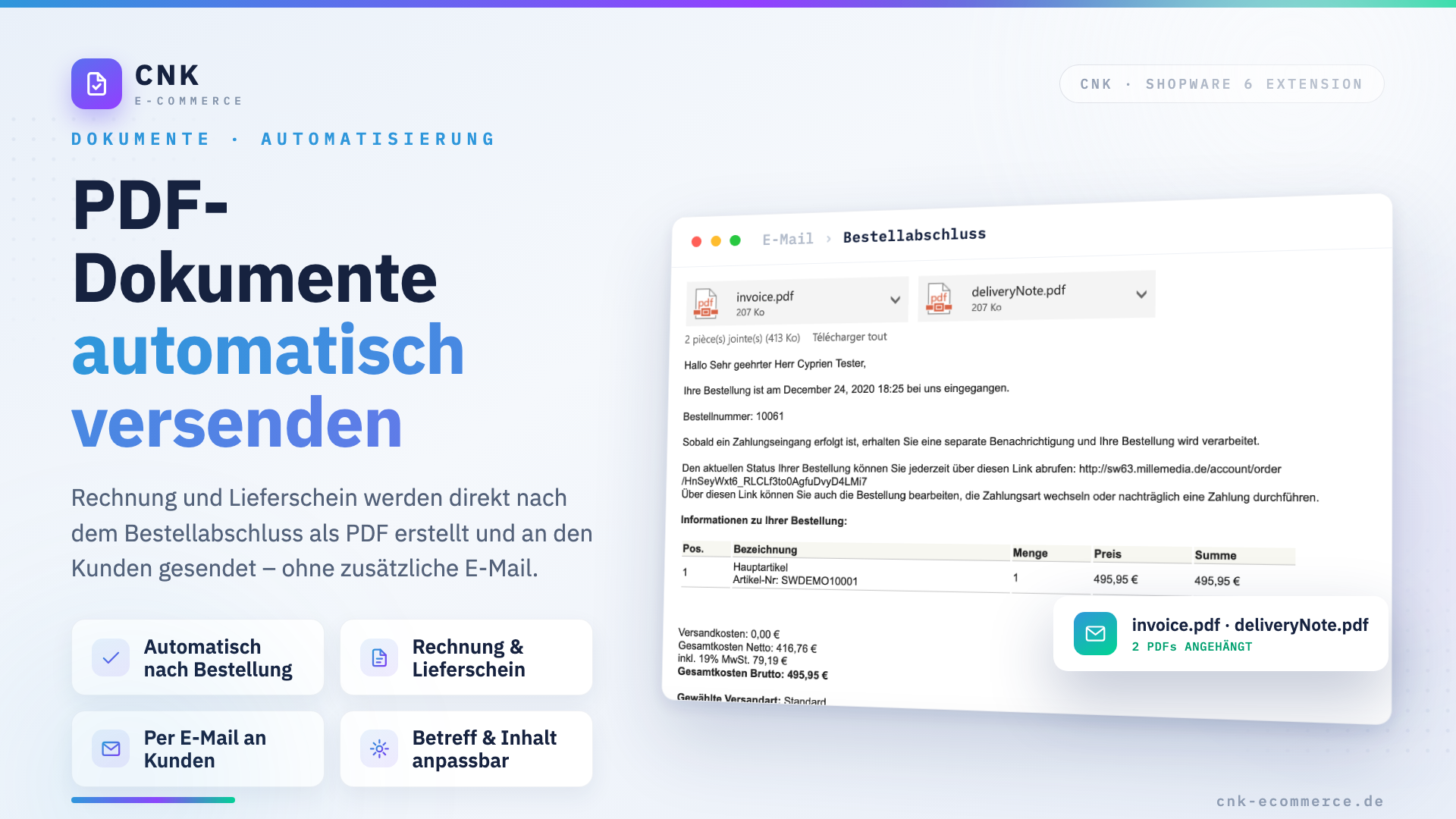 Automatic PDF creation