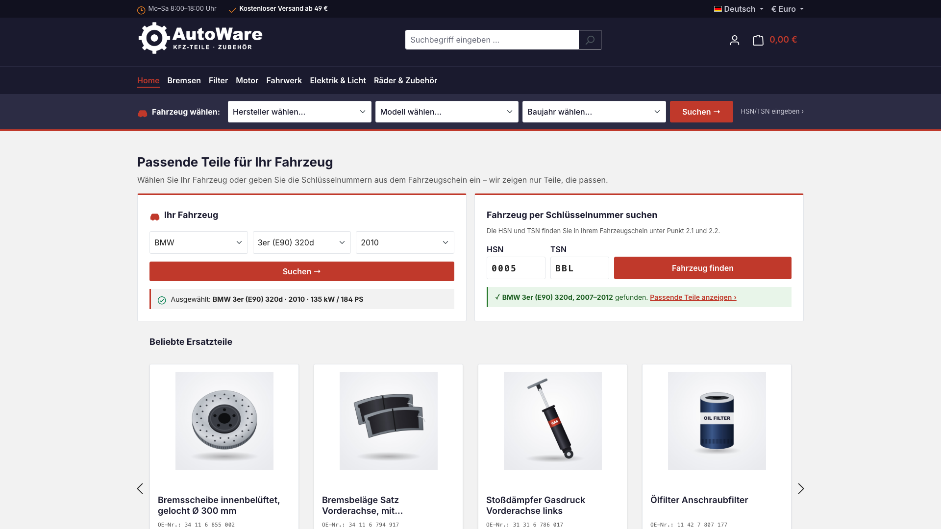 AutoWare | Theme for Auto Parts & Car Accessories